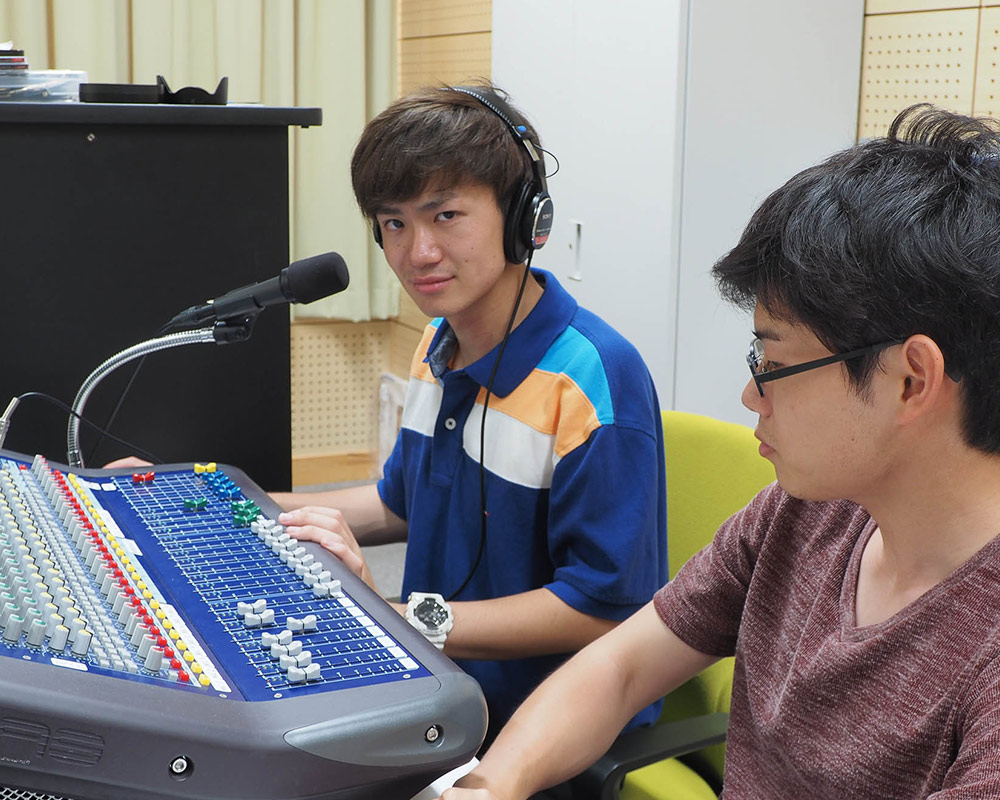 SCBスタジオ体験、準備中。